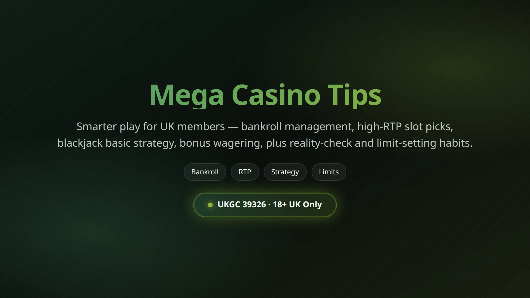 Mega Casino tips - bonus, banking, mobile and safer gambling guide for UK players